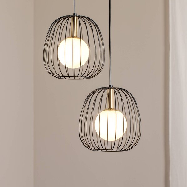 Lampada a sospensione Bell SIGMA, dimmerabile, Nero, Soggiorno / Sala da pranzo, Metallo, Moderno, Lampada a sospensione