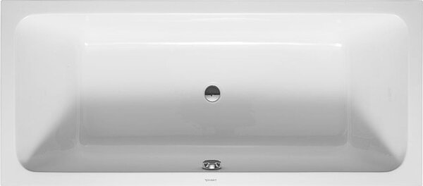 Baignoires Duravit D-Code, 1800x800mm, rectangulaire, à encastrer, 150 Betteres, 2 pans de dos, blanc brillant, 700101000000000, 700101000000000
