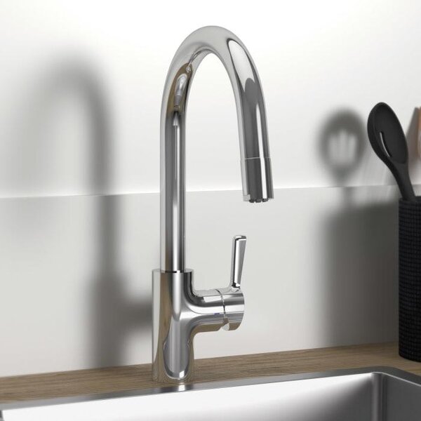 IDEAL STANDARD BE255AA Miscelatore da cucina Ceralife, distanza tra i fori 207 mm, ND