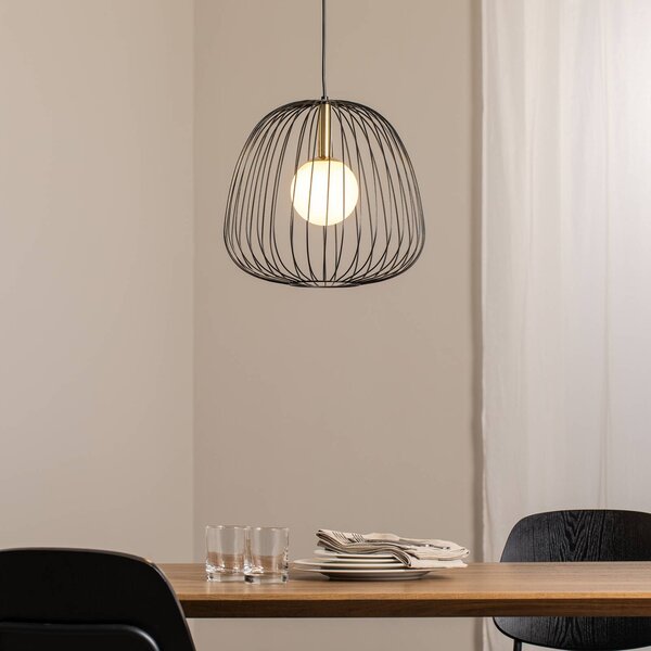 Lampada a sospensione Bell M SIGMA, dimmerabile, Nero, Soggiorno / Sala da pranzo, Metallo, Moderno, Lampada a sospensione