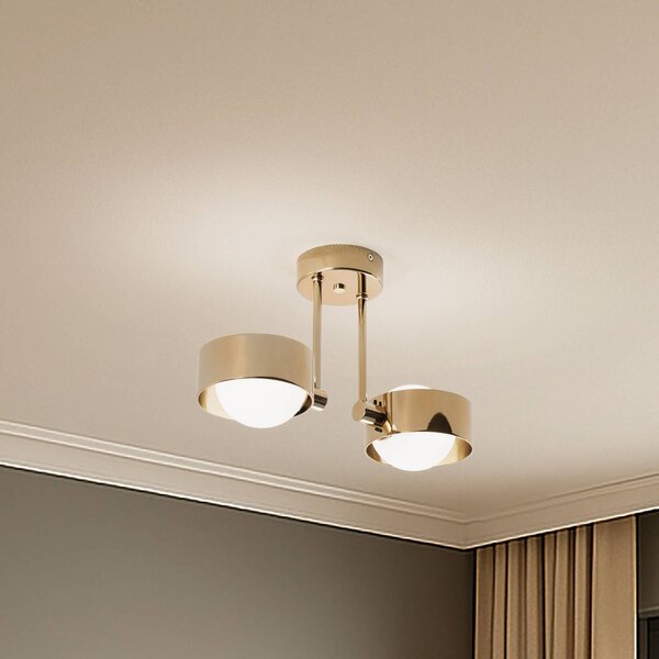 Plafoniera Mado Argon, dimmerabile, Ottone / Oro, Bagno, Metallo, Moderno, Plafoniera