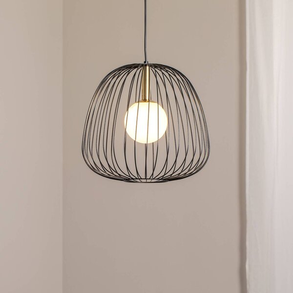 Lampada a sospensione Bell M SIGMA, dimmerabile, Nero, Soggiorno / Sala da pranzo, Metallo, Moderno, Lampada a sospensione