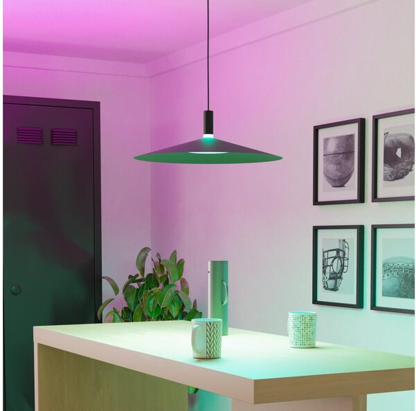 Eglo 902183 - LED RGBW dimmerabile lampada a sospensione su cavo CONOMAVILLA-Z LED/15,5W/230V nero