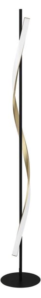 Eglo 902138 - Lampada da terra dimmerabile CONAPRATO LED/20W/230V nero/oro
