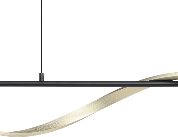 Eglo 902135-LED Lampada a sospensione su cavo CONAPRATO LED/20W/230V 2700/4000/6500K nero/oro