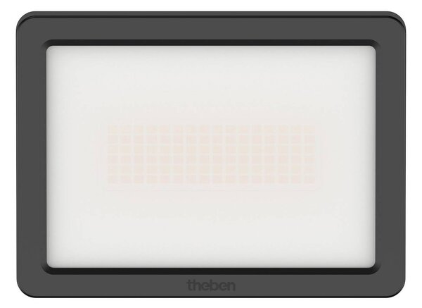 Theben Faretto da esterno a LED theLeda B20 dual, nero, IP65, Nero, Alluminio, Lampada LED da esterni