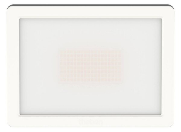 Theben Faretto LED da esterno theLeda B30 dual, bianco, IP65, Bianco / Opale, Alluminio, Lampada LED da esterni