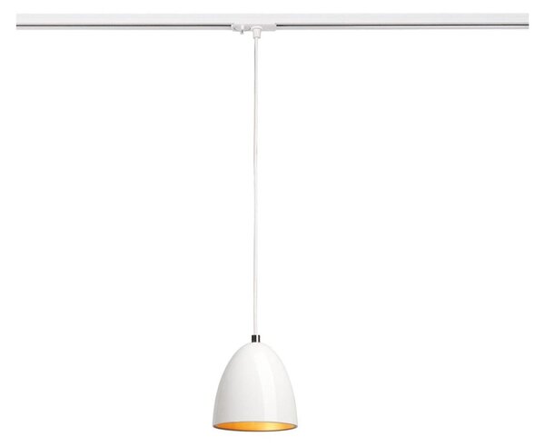 Para Cone 14 lampada a sospensione rotonda Ø13,3 cm bianco/oro GU10 adattatore monofase