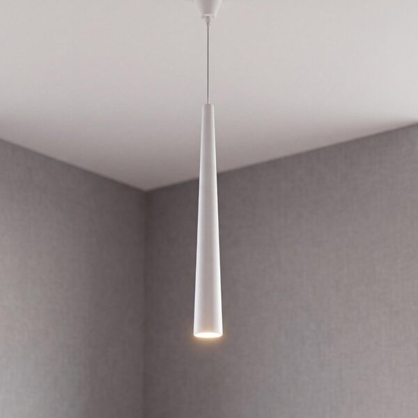 Lampada a sospensione moderna "Quebeck" in metallo bianco lampada a sospensione soggiorno sala da pranzo tavolo da pranzo