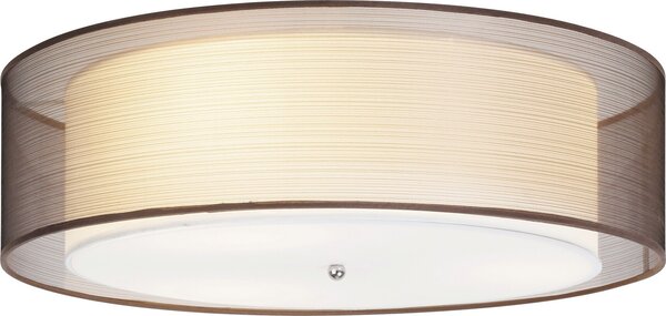 Rabalux 2634 Lampada da soffitto a 3 faretti Anastasia, E14, argento-marrone, rotonda, standard, ø495 mm