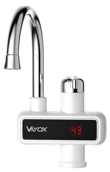 Scaldabagno istantaneo per rubinetto da cucina Vayox VA0230 Pro | 3000W | Con indicatore | Bianco