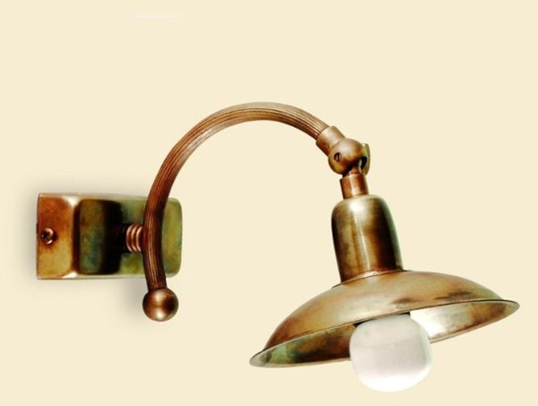 Applique classico lampadari bartalini eli a13 e14 led ottone lampada parete - Lampadari Bartalini