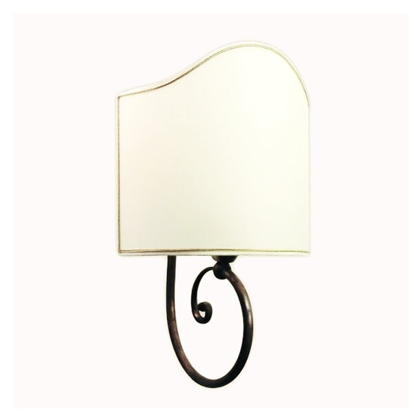 Applique classico lampadari bartalini leo g ap1 ov e27 led tessuto ottone lampada parete - Lampadari Bartalini