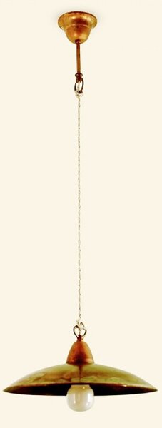 Lampadario rustico lampadari bartalini elisop s30 e27 led ottone sospensione - Lampadari Bartalini