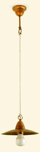 Lampadario rustico lampadari bartalini elisop s20 e27 led ottone sospensione - Lampadari Bartalini