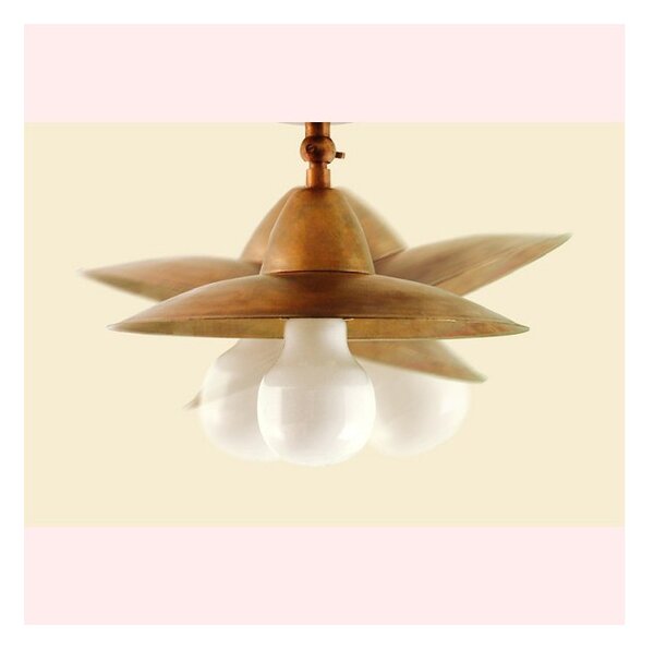 Applique rustico lampadari bartalini elisnod eli a35 e27 led ottone lampada parete - Lampadari Bartalini