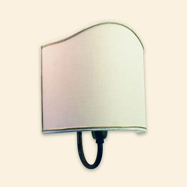 Applique classica lampadari bartalini alki a1p e27 led ottone tessuto lampada parete - Lampadari Bartalini