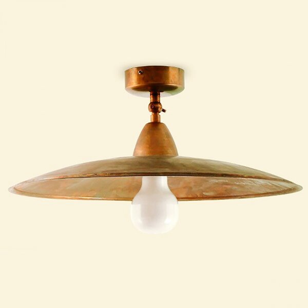 Plafoniera rustica lampadari bartalini elipla pl35 e27 led ottone lampada soffitto - Lampadari Bartalini