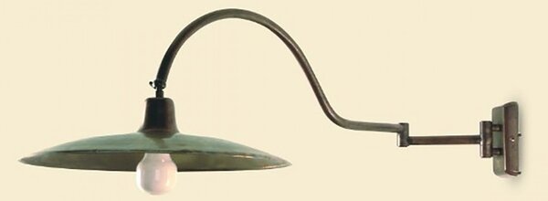 Applique rustico lampadari bartalini elisnod eli a35 e27 led ottone lampada parete - Lampadari Bartalini