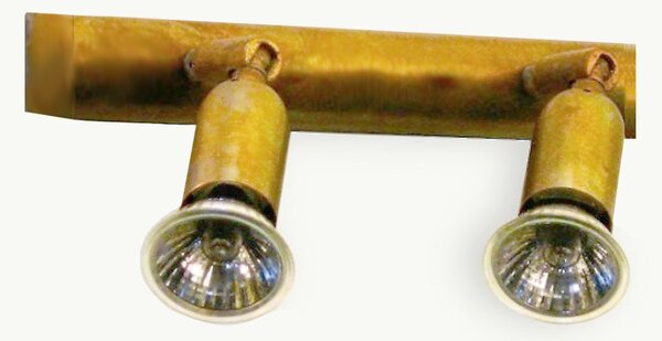 Spot classico lampadari bartalini fox f2 gu10 led ottone faretti orientabili - Lampadari Bartalini