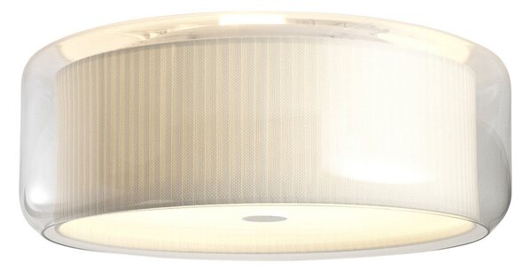 Plafoniera MARSET, Mercer C, dimmerabile, Beige, Soggiorno, Vetro, Design
