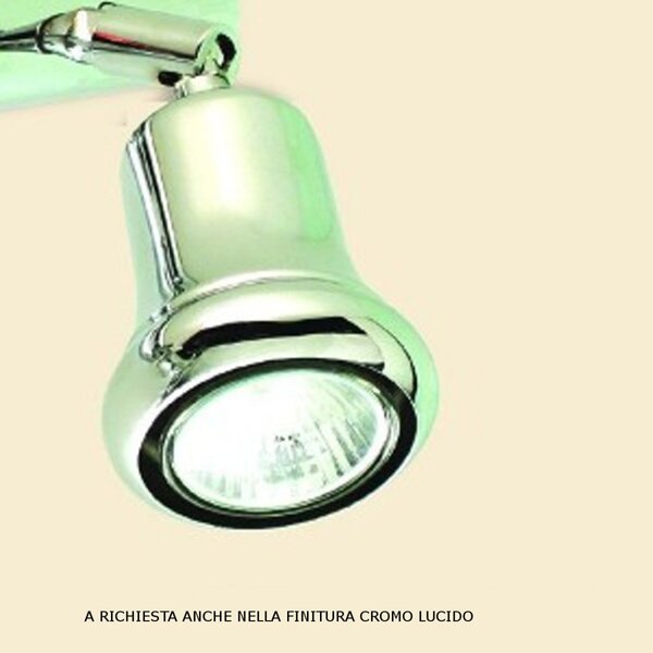 Spot classico lampadari bartalini tilly f3 gu10 led ottone faretti orientabili - Lampadari Bartalini
