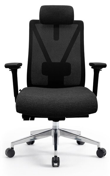 JAN NOWAK Sedia da ufficio ergonomica nera con rivestimento in rete VECTOR