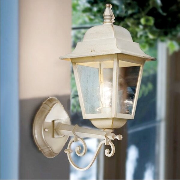 Applique classico ferroluce gorizia a101 ap e27 led alluminio lampada parete - Ferroluce