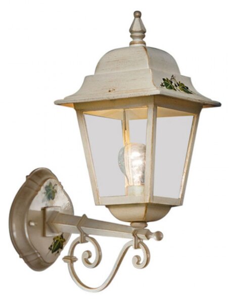 Applique classico ferroluce gorizia a101 ap e27 led alluminio lampada parete - Ferroluce