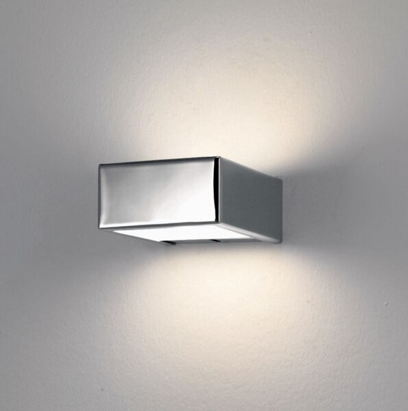 Applique moderno illuminando brik g9 led metallo vetro biemissione - Illuminando