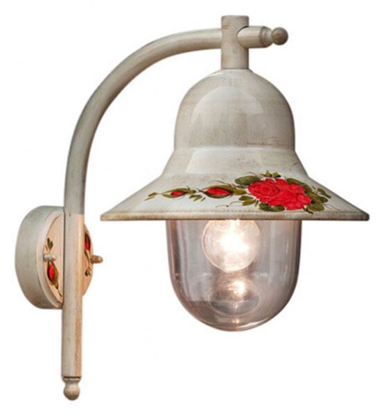 Applique classico ferroluce imperia a200 ap e27 led alluminio lampada parete - Ferroluce