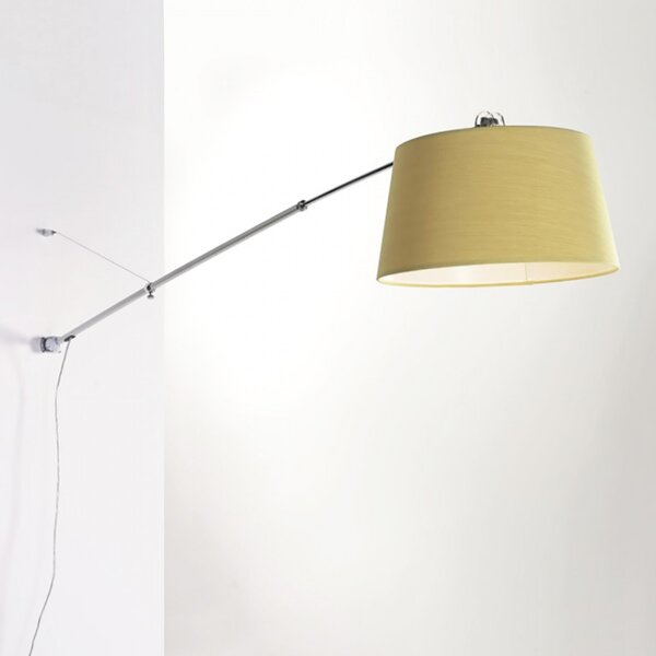 Applique moderna cattaneo adjustable 137 150 a e27 led paralume braccio telescopico orientabile - Cattaneo Illuminazione