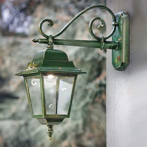 Applique classico ferroluce gorizia a104 ap e27 led alluminio lampada parete - Ferroluce