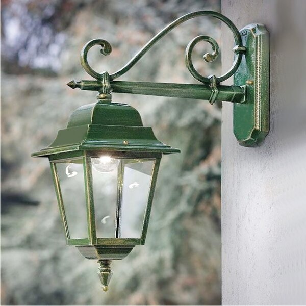 Applique classico ferroluce gorizia a104 ap e27 led alluminio lampada parete - Ferroluce
