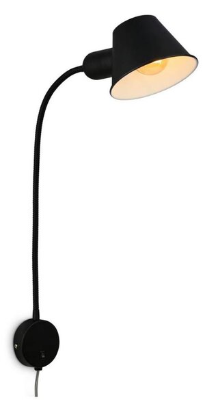 Briloner 2089-015 - Lampada da parete flessibile BRELLO 1xE27/10W/230V nera