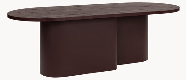 Tavolino da salotto ovale in legno Looi