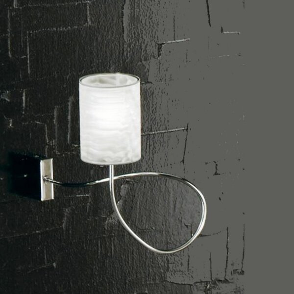 Applique illuminando ginevra chic 1 g9 led pvc metallo moderna modellabile interno - Illuminando