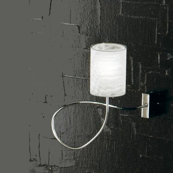 Applique illuminando ginevra chic 1 g9 led pvc metallo moderna modellabile interno - Illuminando