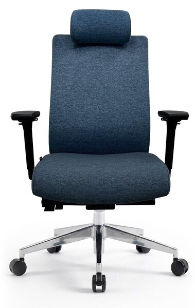 JAN NOWAK Sedia da ufficio ergonomica, blu scuro, VECTOR – ergonomica e confortevole per l'ufficio e il lavoro da casa