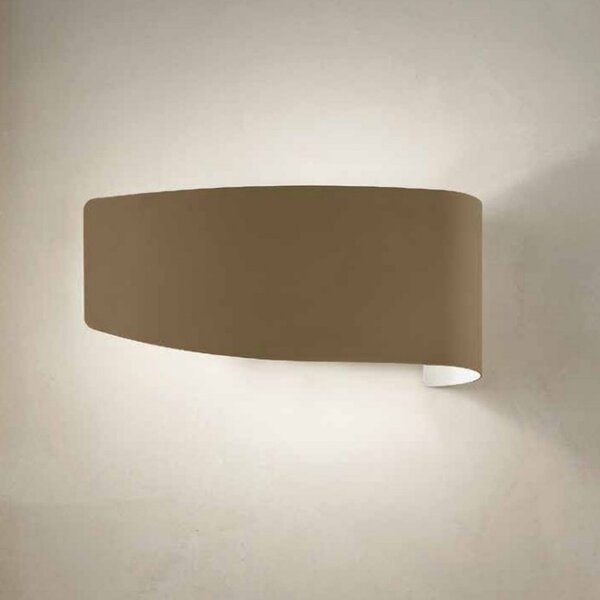 Applique moderna fratelli braga virgola 582 a e27 led metallo biemissione - Fratelli Braga