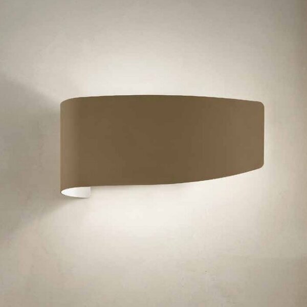 Applique moderna fratelli braga virgola 582 a e27 led metallo biemissione - Fratelli Braga