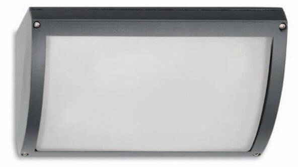 Applique moderna pan international grenada est146 ip54 e27 led alluminio lampada parete - Pan International