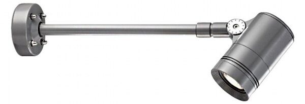 Applique moderno pan international shoot est754 wall arm led lampada parete alluminio - Pan International
