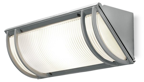 Applique moderno pan international angolo est142 e27 led ip44 lampada parete soffitto alluminio esterno - Pan International
