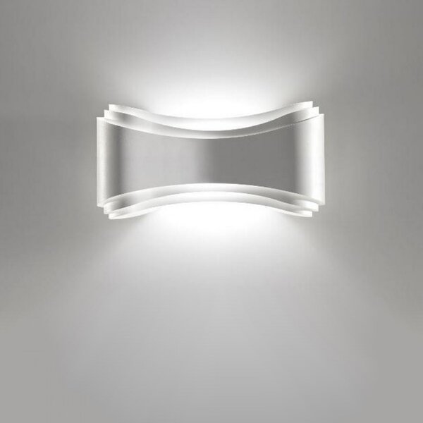 Applique moderna selene illuminazione ionica 1035 011 009 033 006 r7s led metallo biemissione lampada parete - Selene Illuminazione