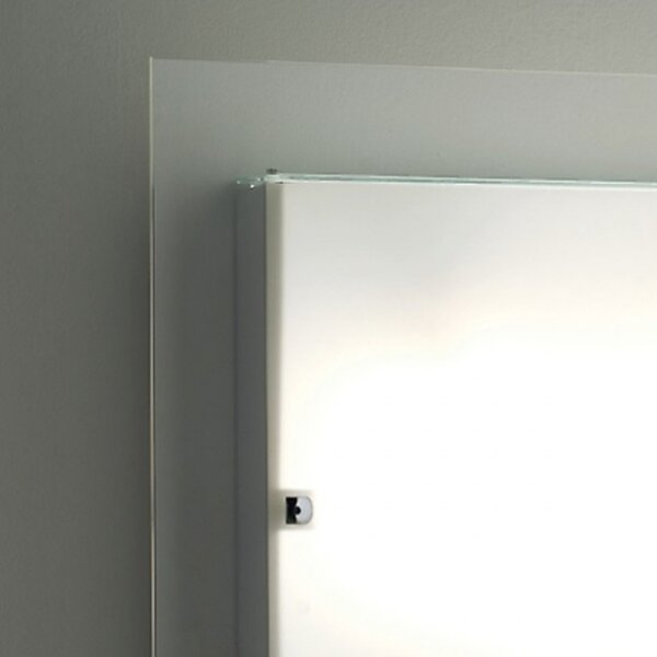 Plafoniera illuminando flat pl 30 e27 led lampada soffitto quadrata moderna vetro satinato trasparente interno - Illuminando