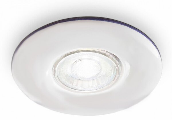 Faretto incasso led classico ferroluce pescara c481 gu10 ceramica spot - Ferroluce