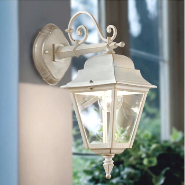 Applique classico ferroluce gorizia a100 ap e27 led alluminio lampada parete - Ferroluce