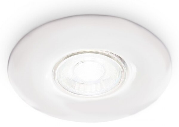 Faretto incasso led classico ferroluce pescara c481 gu10 ceramica spot - Ferroluce