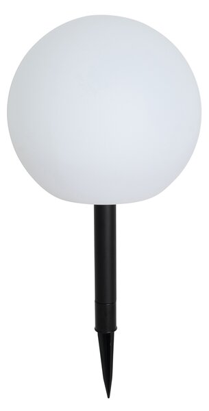 Lampada da esterno bianca 25 cm incl. LED IP44 solare RGBW - Ludger